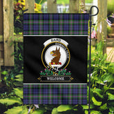 Clan Baird Modern Tartan Crest Garden Flag  - Welcome  DW15 Clan Baird Tartan Today
